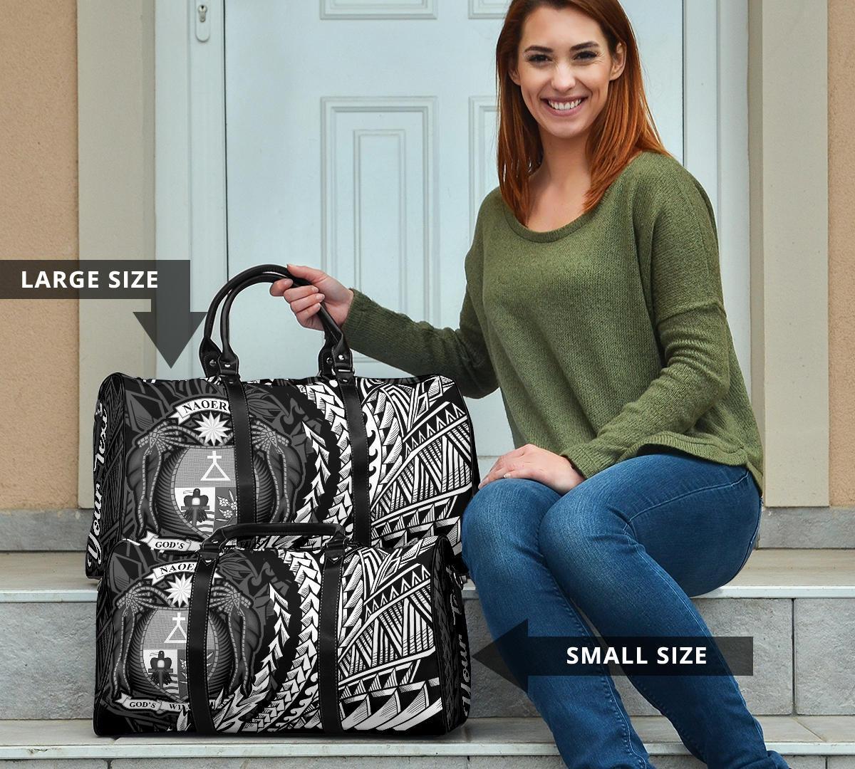 Nauru Travel Bag - Custom Personalised Wings Style - Polynesian Pride