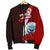 Federated States Of Micronesia Men's Bomber Jacket - Coat Of Arm With Hibiscus - Polynesian Pride