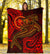 Chuuk Premium Blanket - Red Shark Polynesian Tattoo - Polynesian Pride