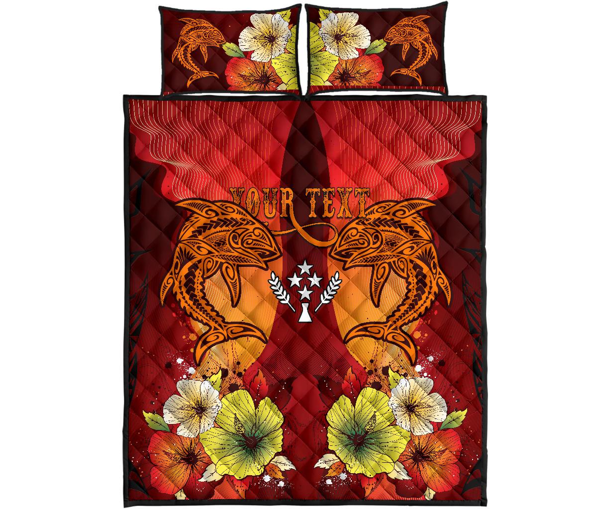 Kosrae Custom Personalised Quilt Bed Sets - Tribal Tuna Fish - Polynesian Pride