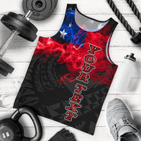 Samoa Polynesian Custom Personalised Men's Tank Top Smoking Style Black - Polynesian Pride