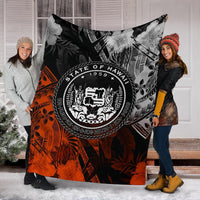 Polynesian Hawaii Premium Blanket - Vintage Polynesian Style - Polynesian Pride