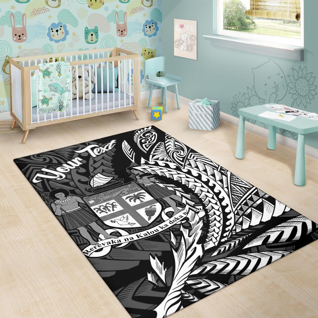 Fiji Area Rug - Custom Personalised Wings Style - Polynesian Pride