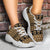 Polynesian tattoo tribal Gold Chunky Sneakers - Polynesian Pride