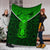 New Zealand Maori Rugby Premium Blanket Pride Version - Green - Polynesian Pride