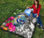 Federated States of Micronesia Premium Quilt White - Turtle Plumeria Banana Leaf - Polynesian Pride