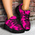 Polynesian Turtle Palm And Sea Pebbles Pink Chunky Sneakers - Polynesian Pride