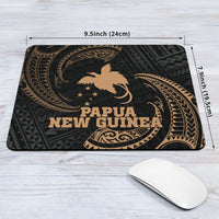 Papua New Guinea Polynesian Mouse Pad - Gold Tribal Wave - Polynesian Pride