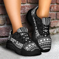 Society Islands Chunky Sneakers - Polynesian Chief Black Version - Polynesian Pride