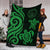 Palau Premium Blanket - Green Tentacle Turtle - Polynesian Pride