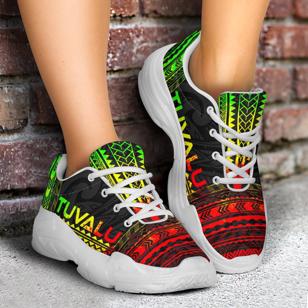 Tuvalu Chunky Sneakers - Polynesian Chief Reggae Version - Polynesian Pride