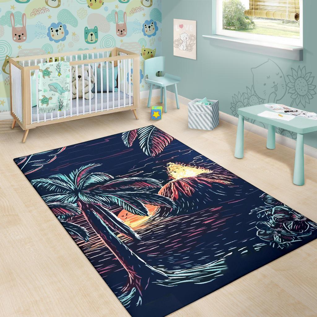 Night On The Land Area Rug AH - Polynesian Pride