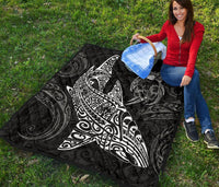 Polynesian Quilt - Polynesian White Shark Warrior Tattoo - Polynesian Pride