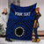 Cook Island Personalised Premium Blanket - Seal With Polynesian Tattoo Style ( Blue) - Polynesian Pride