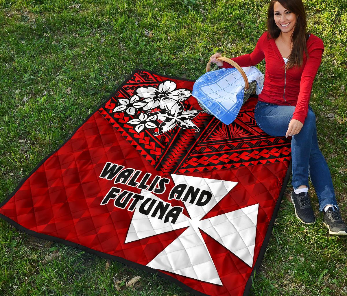 Wallis and Futuna Rugby Premium Quilt Sporty Vibes - Polynesian Pride