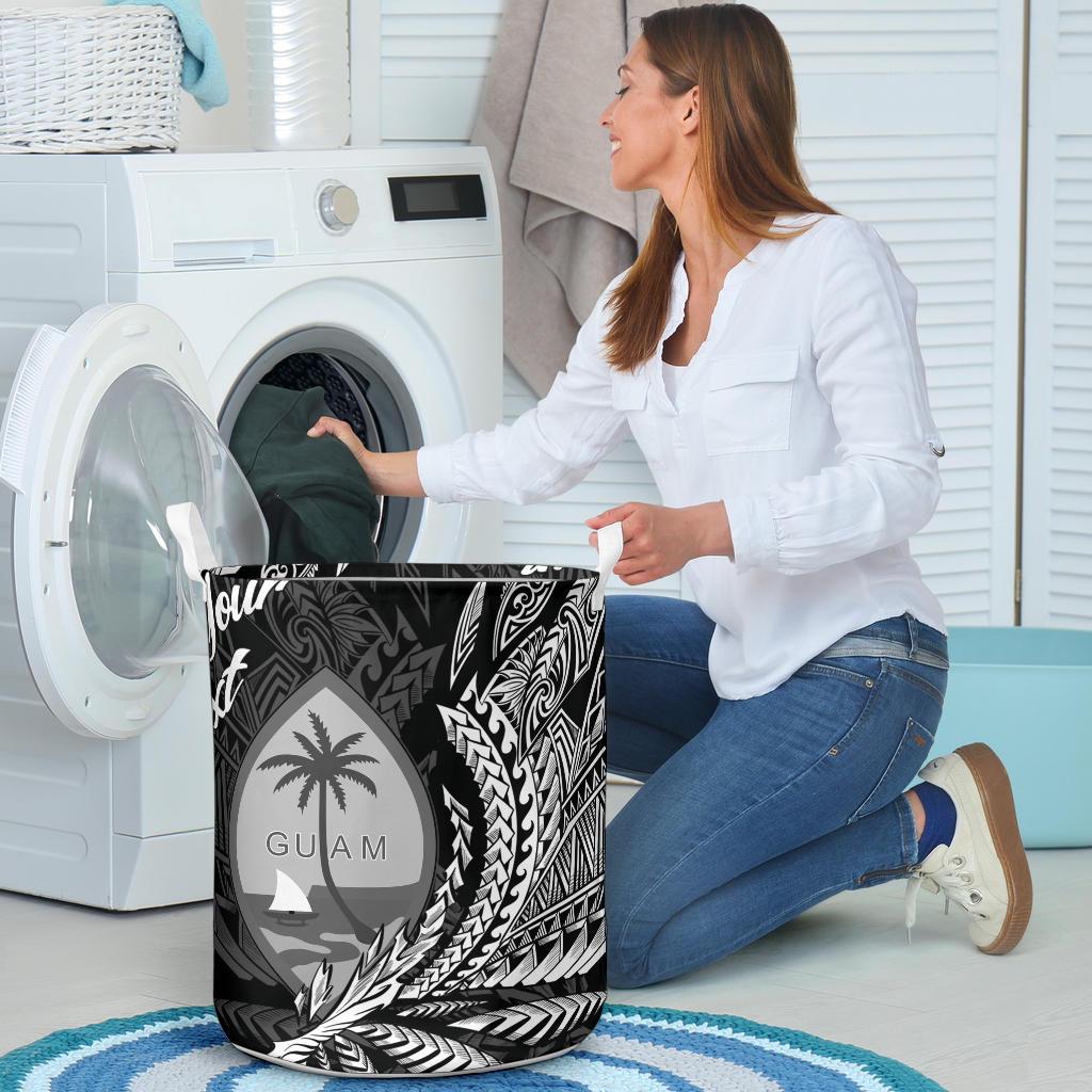 Guam Laundry Basket - Custom Personalised Wings Style - Polynesian Pride