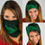 Polynesian Shaka Map Hawaii Bandana 3 - Pack - Green - Polynesian Pride