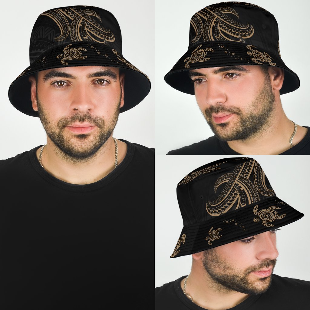 Polynesian Bucket Hat - Gold Turtle - Polynesian Pride