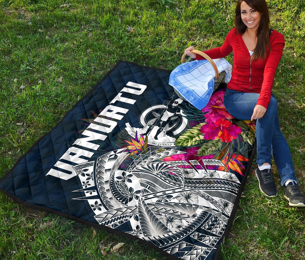 Vanuatu Polynesian Premium Quilt - Summer Vibes - Polynesian Pride
