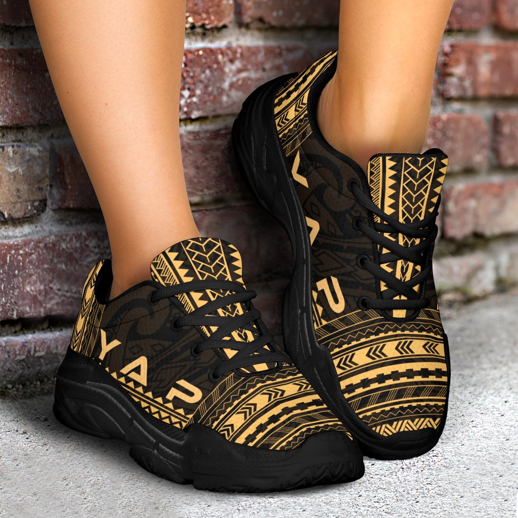 Yap Chunky Sneakers - Polynesian Chief Gold Version - Polynesian Pride