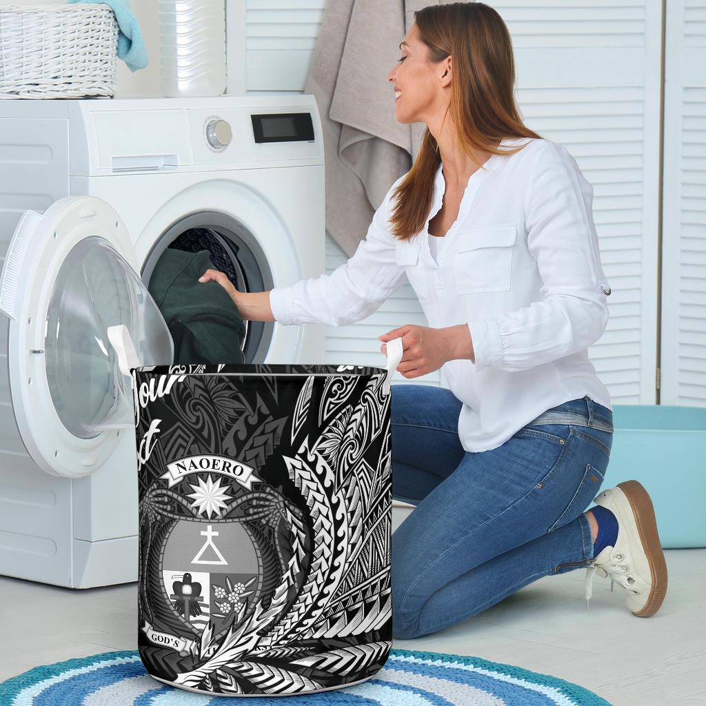 Nauru Laundry Basket - Custom Personalised Wings Style - Polynesian Pride