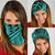 Polynesian Tatau Mixed Turquoise Set Unisex Bandana - Polynesian Pride