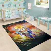 Dreamcatcher Hibiscus Area Rug - Polynesian Pride