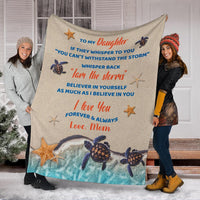 Polynesian Premium Blanket - To My Daughter - Polynesian Pride