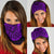 New Zealand Maori Warrior Tattoo Bandana - Purple - Polynesian Pride