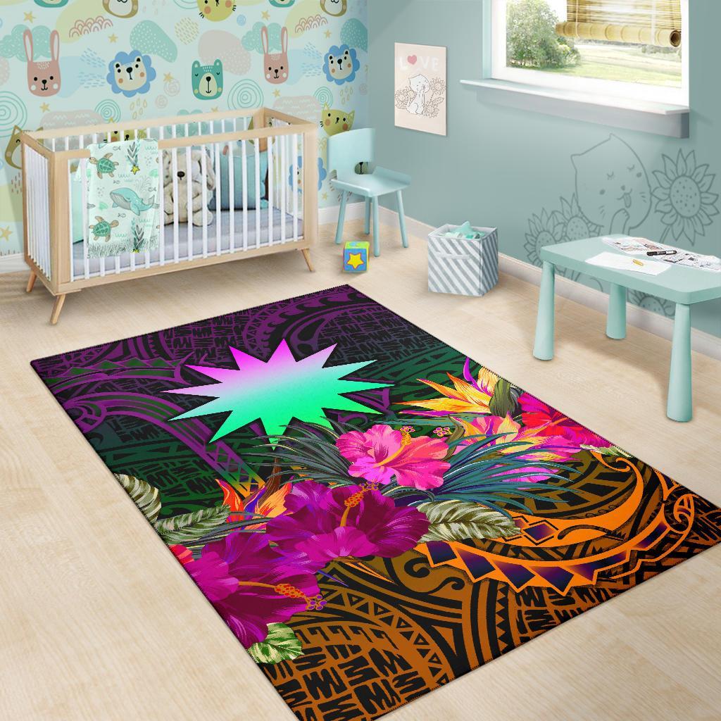 Nauru Area Rug - Summer Hibiscus - Polynesian Pride