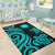 Nauru Area Rug - Turquoise Tentacle Turtle - Polynesian Pride