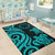 Cook Islands Area Rug - Turquoise Tentacle Turtle - Polynesian Pride