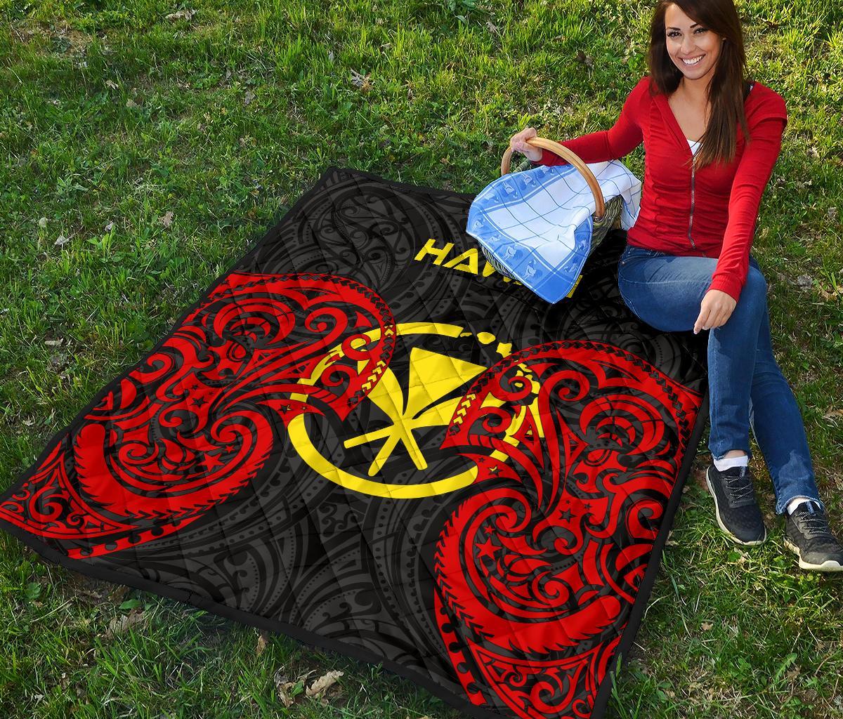 Polynesian Hawaii Premium Quilt - Hawaiian Spirit - Polynesian Pride