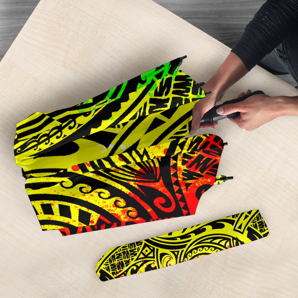 Polynesian All Over Print Umbrella 16 - Polynesian Pride