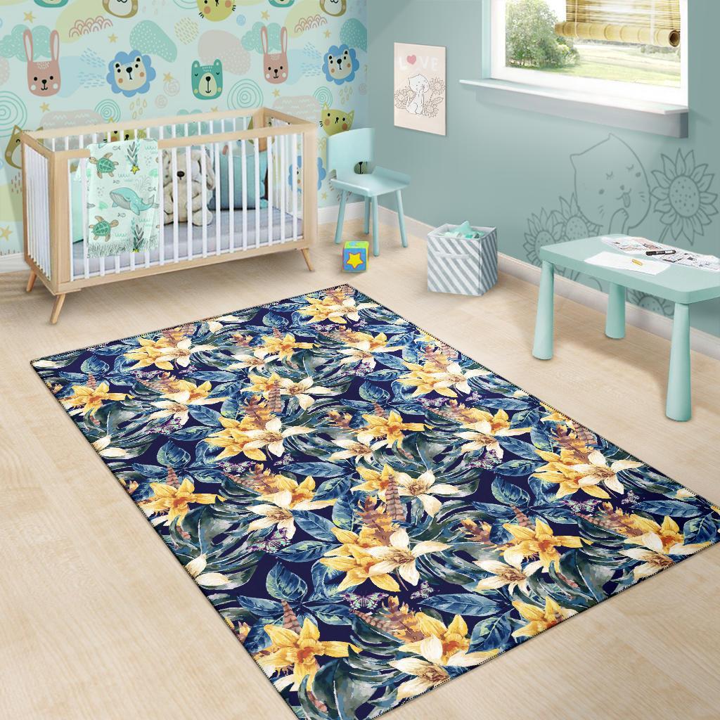 Vintage FloralRug - Polynesian Pride