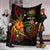 Federated States of Micronesia Polynesian Premium Blanket - Legend of FSM (Reggae) - Polynesian Pride