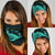 Polynesian Shaka Map Hawaii Bandana 3 - Pack - Turquoise - Polynesian Pride