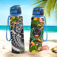 Pohnpei State Custom Personalised Hydro Tracking Bottle - Seal Spiral Polynesian Patterns - Polynesian Pride