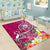 Guam Area Rug - Turtle Plumeria (Pink) - Polynesian Pride