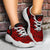 Hawaii White Chunky Sneakers Red - Circle Style - Polynesian Pride