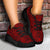 Polynesian Lauhala Mix Red Chunky Sneakers - Polynesian Pride