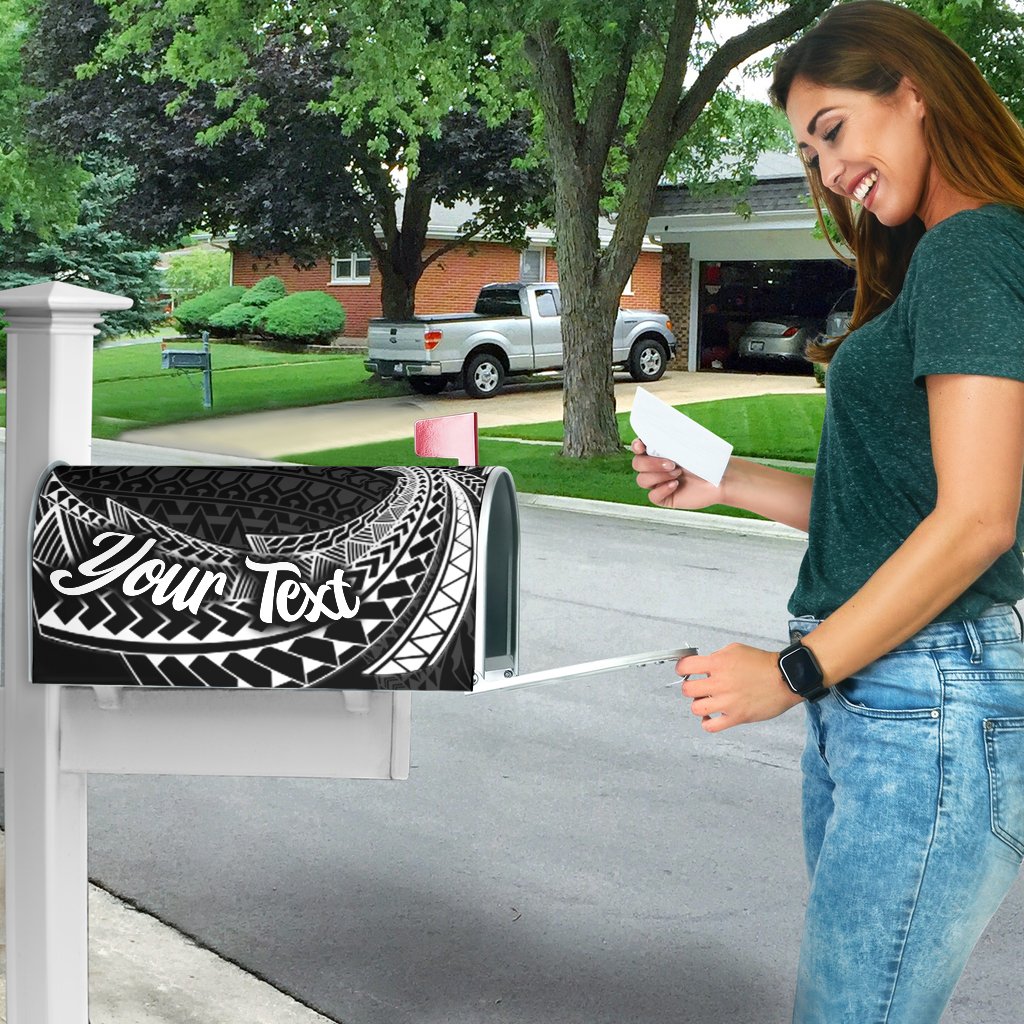 Wallis and Futuna Mailbox Cover - Custom Personalised Tropical Flowers Style - Polynesian Pride