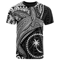 Chuuk T Shirt Humpback Whale & Coat of Arms White Unisex Art - Polynesian Pride