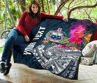 Samoa Custom Personalised Premium Quilt - Summer Vibes - Polynesian Pride