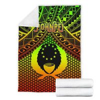 Polynesian Pohnpei Premium Blanket - Reggae Vintage Polynesian Patterns - Polynesian Pride