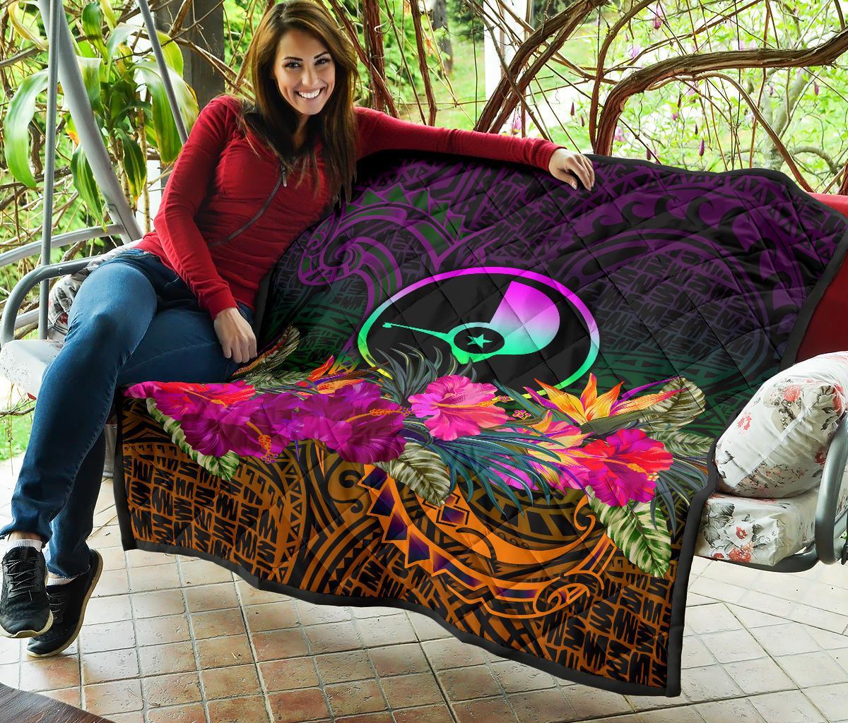 YAP Premium Quilt - Summer Hibiscus - Polynesian Pride