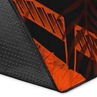 Tahiti Polynesian Area Rug - Vintage Polynesian Turtle - Polynesian Pride