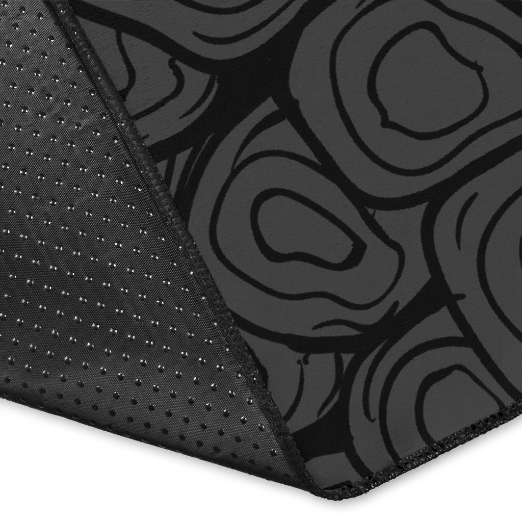 Hawaiian Hibiscus Memory Polynesian Turtle Area Rug AH - Polynesian Pride