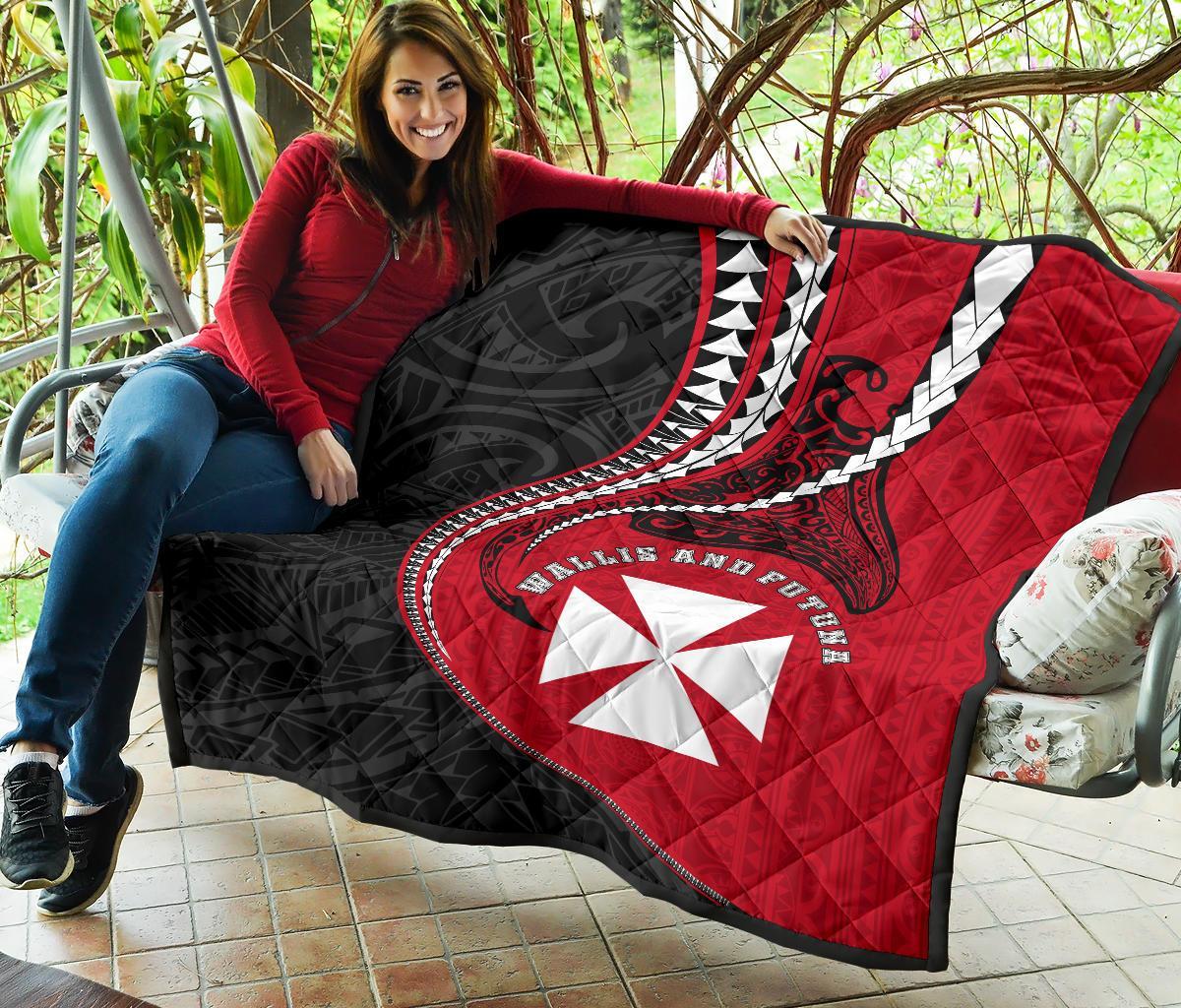 Wallis And Futuna Premium Quilt Kanaloa Tatau Gen WF - Polynesian Pride