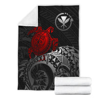 Polynesian Hawaii Premium Blanket - Polynesian Turtle (Red) - Polynesian Pride